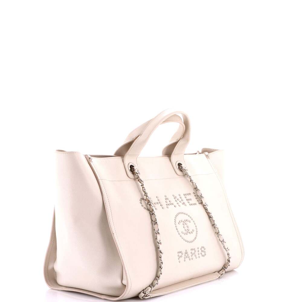 Chanel Deauville Tote Studded Caviar #241950C34B - Picture 2 of 8